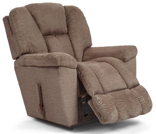 La-Z-Boy® Maverick Brownstone Manual Rocking Recliner-3