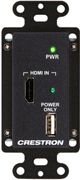 Crestron® Black 4K 2x1 Scaling Auto-Switcher and DM Lite® Wall Plate Extender over CATx Cable-1