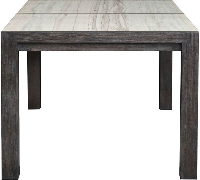 Magnussen Home® Plum Creek Ravenwood Black Rectangular Dining Table with Marble Top-2