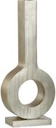StyleCraft Norman Wyatt Jr Dahalia Champagne Silver Poly Vase-0