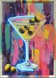 Classy Living Luminous Neon Martini Wall Art-0