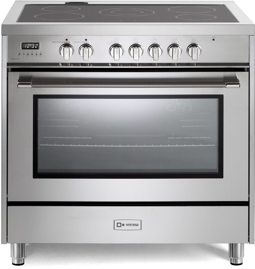 Verona® Prima 36&quot; Stainless Steel Freestanding Electric Range 