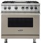 Viking® 5 Series 36'' Nantucket Pro Style Dual Fuel Range with Griddle-0