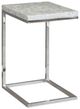 Century® Grand Tour Furniture Pull Up Shell Top Table with Polished Nickel Base-0
