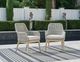 Signature Design by Ashley® Seton Creek 2-Piece Gray Aluminum/Resin Outdoor Dining Arm Chair-1