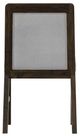 International Furniture Direct Dark Mezquite Dark Amber/Gray Upholstered Dining Side Chair-4