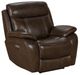 BarcaLounger® Sandover Tri-Tone Chocolate Leather Power Recliner-0