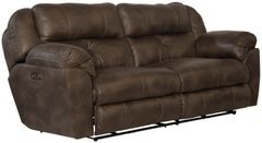 Catnapper® Ferrington Dusk Power Headrest Power Lay Flat Reclining Sofa