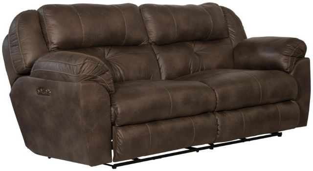 Catnapper® Ferrington Dusk Power Headrest Power Lay Flat Reclining Sofa-0