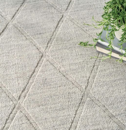 Nourison Home™ Wool Haven Gray 5'x7' Area Rug-4