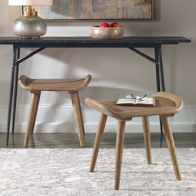 Uttermost® Arne Dry Oak Small Bench-1