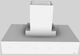 Vent-A-Hood® 48" White Contemporary Island Range Hood-0