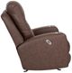 Franklin™ Aspen Duvall Mocha Fabric Power Rocker Recliner-4