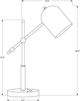 Monarch Specialties Inc. Brass Desk Lamp with Black Metal Shade-1