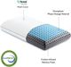 Malouf® Z™ CarbonCool™ + OmniPhase™ LT Travel Pillow-1