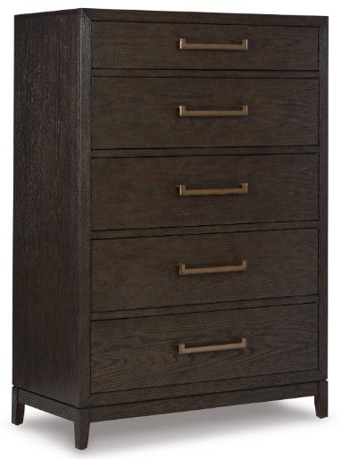 Signature Design by Ashley® Burkhaus 4-Piece Brown California King Panel Bed Set-3