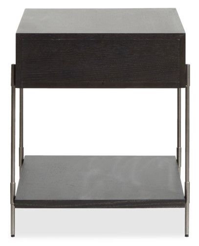 Magnussen Home® Spencer Dark Briarsmoke Gray End Table-3
