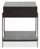 Magnussen Home® Spencer Dark Briarsmoke Gray End Table-3