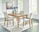 Signature Design by Ashley® Rybergston 5-Piece Light Brown Dining Table Set-3