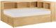 Homelegance® Bartly Natural Pine Youth Twin Bookcase Corner Storage Bed-0