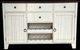 A-America® Toluca Chalk White/Cocoa Bean Server-0