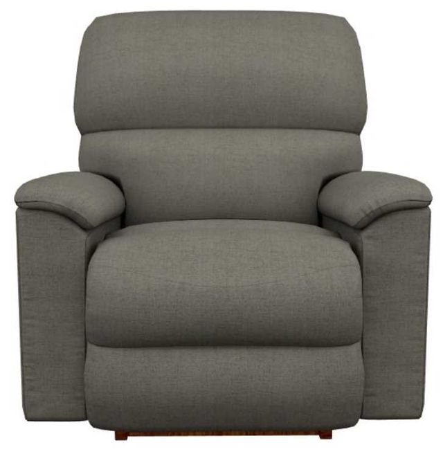 La-Z-Boy® Brooks Gray Power Rocking Recliner with Headrest and Lumbar-1