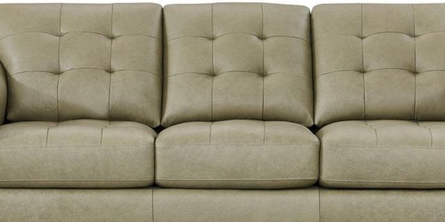 Leather Italia™ Georgetowne Ellis Green Pea Sofa-1
