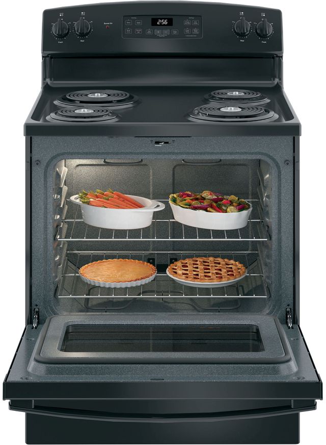 GE® 30" Black Freestanding Electric Range-4