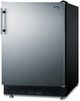Summit® 24" 5 Cu. Ft. Stainless Steel Under The Counter European Refrigerator -3