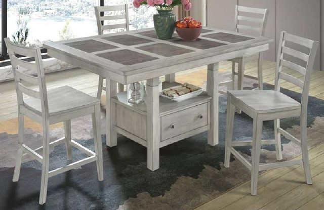 Urban Styles Furniture Arlington 5-Piece Smoke Gray Counter Height Dining Set-0