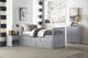 Homelegance® Orion Gray Twin Over Twin Trundle Bed-3