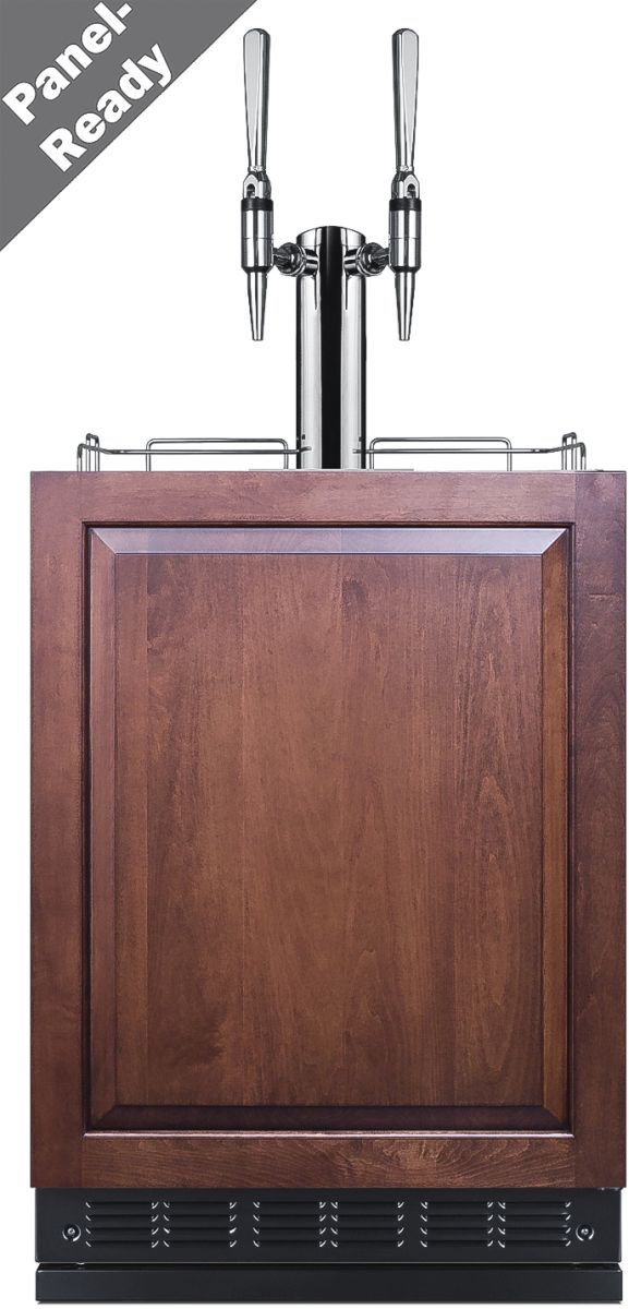 Summit® 24" Panel Ready Nitro Coffee Kegerator-1