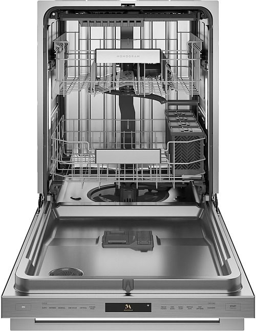Monogram® 24" Stainless Steel Top Control Built-In Dishwasher-3