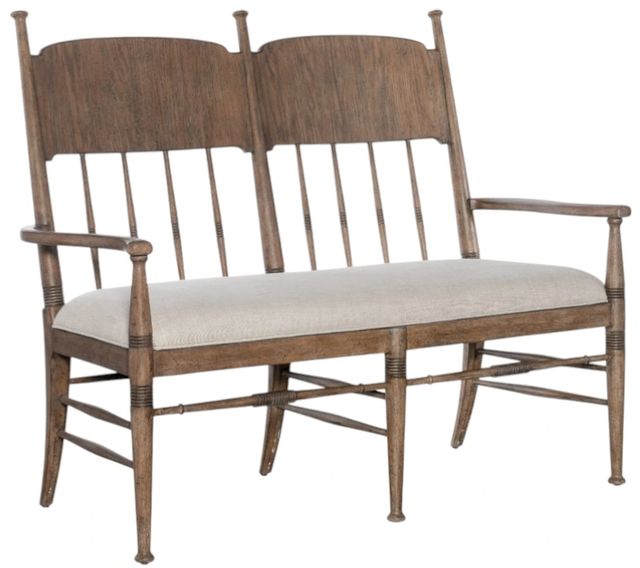 Hooker® Furniture Americana Biscuit/Honey Dining Bench-0