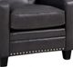Smith Brothers Customizable 203 Leather Accent Chair-2