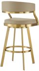 Armen Living Saturn Gold/Light Sand Bar Stool-2