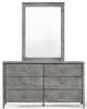 Night & Day Furniture™ Zest Cases Rustic Gray Dresser with Mirror-0