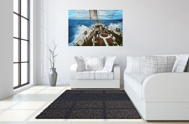 Classy Living Sailboat Waters Wall Art-1