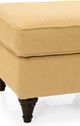 Decor-Rest® Furniture LTD 2478 Yellow Ottoman-1