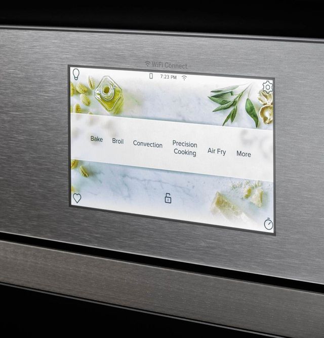 Café™ Minimal 30" Platinum Glass Built In Convection Double Electric Wall Oven-11