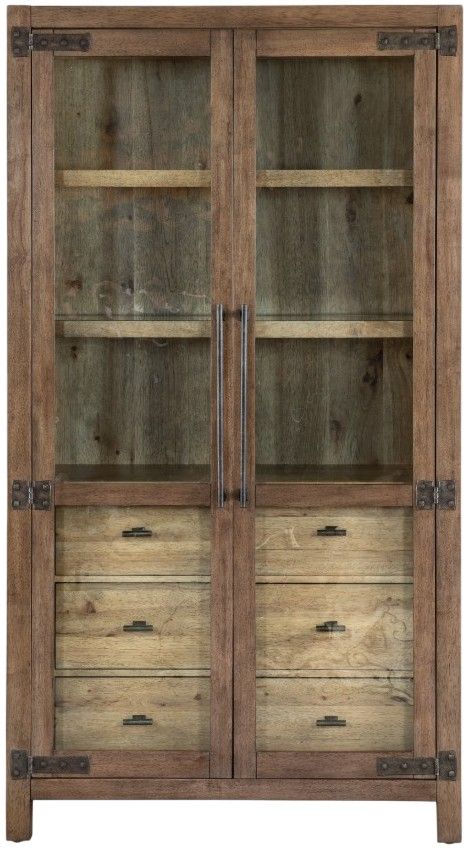 Hooker® Furniture Vineyard Row Napa Display Cabinet-2