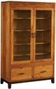 Urban Collections by Yutzy Woodworking Trieste Onyx/Retreat Cherry/Seely Bookcase-0