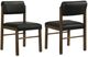 Coaster® Kehoe 2-Piece Black/Walnut Dining Side Chair Set-0