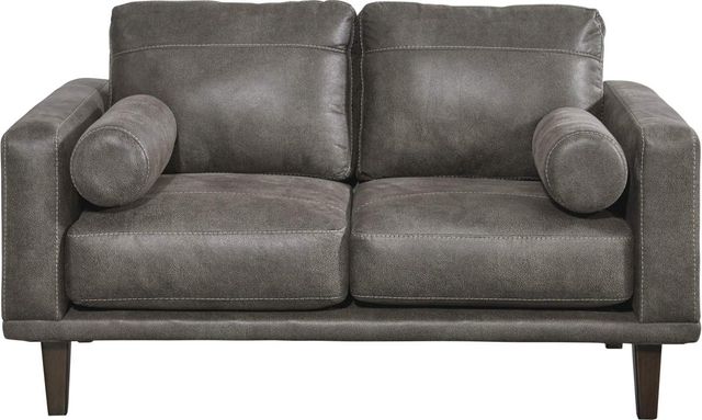 Signature Design by Ashley® Arroyo Smoke Loveseat-1
