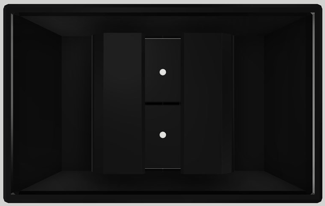 Vent-A-Hood® 54" Black Island Range Hood-2