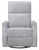 Emerald Home Tabor Gray Gray Manual Swivel Glider Recliner-2