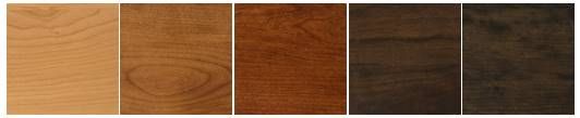 Country View Woodworking Customizable Aurora Sap Cherry Top 48" Dining Table with 2-Leaves and Metal Base-3