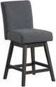 New Classic® Home Furnishings High Line Gray Swivel Counter Stool-0