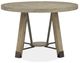 Magnussen Home® Ainsley Cerused Khaki Round Dining Table-1