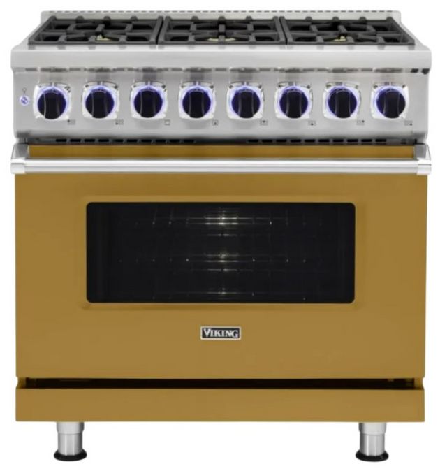Viking® 7 Series 36" Golden Hour Pro Style Dual Fuel Liquid Propane Gas Range